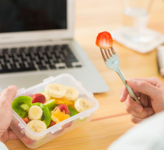 Colaciones saludables en el trabajo